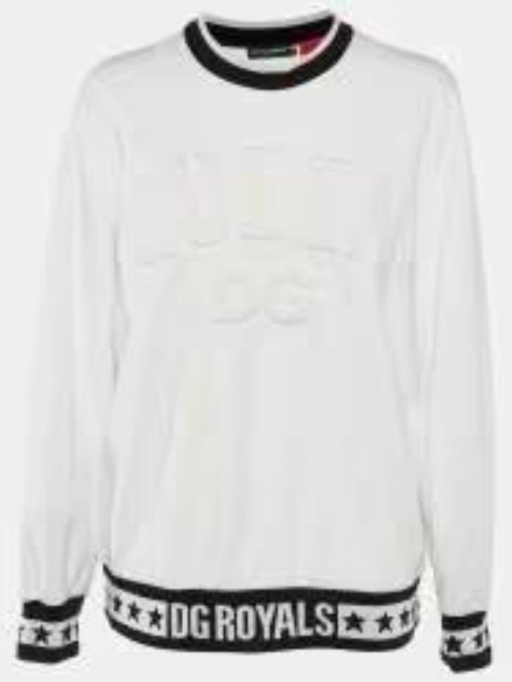 Dolce & Gabbana Queen DG Sweatshirt Black IT 38